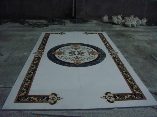 Marble Floor Inlay, China. ALSM011