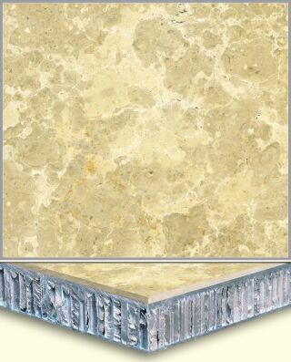 Marble Aluminum Honeycomb Composite Tiles AL004, China