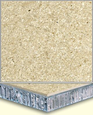 Marble Aluminum Honeycomb Composite Tiles AL002, China