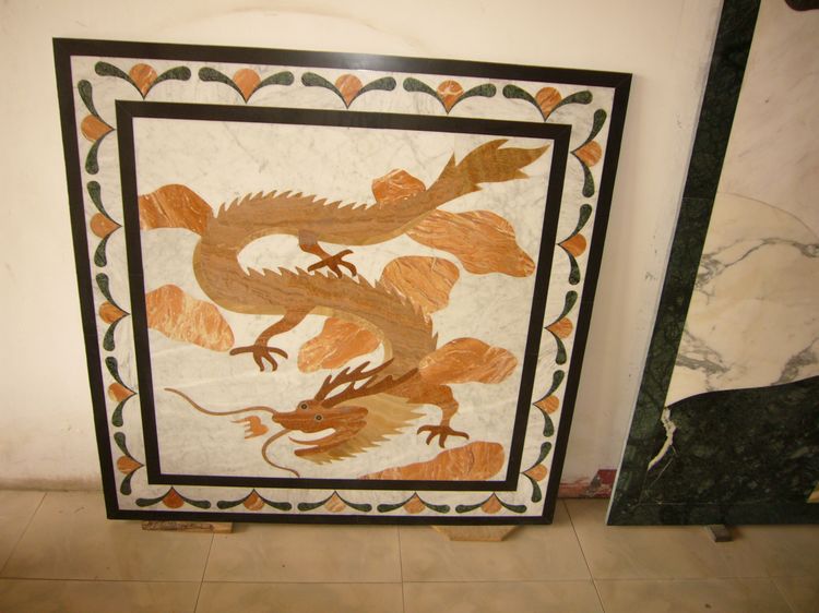 Marble Tile Inlay, China. ALSM058