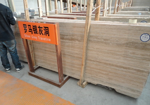 Silver Grey Travertine, Iran