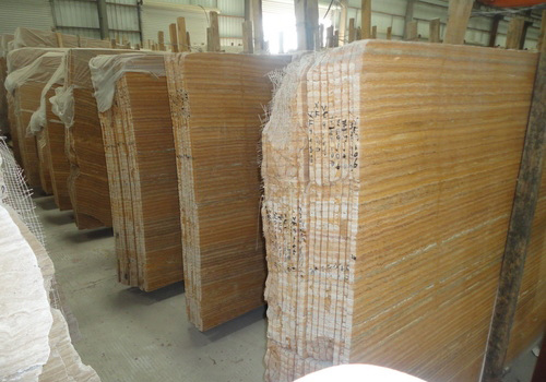 Golden Vein Travertine, Iran