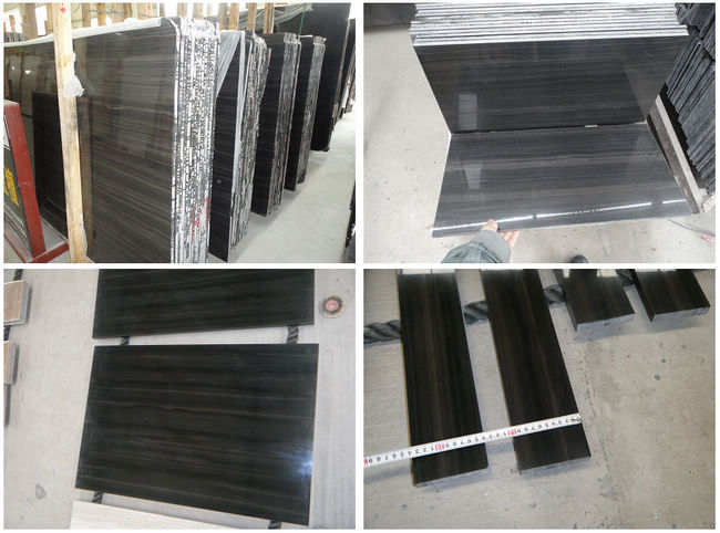 China Black Marble Tiles. Wood Look Marble